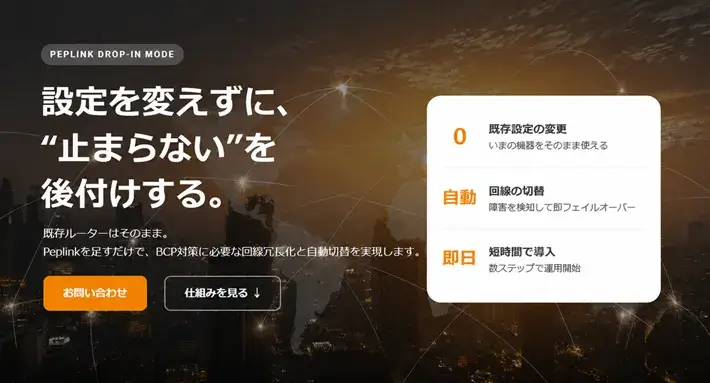 Drop-in Modeソリューション